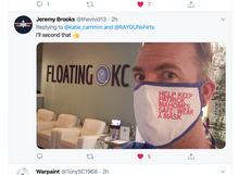 Load image into Gallery viewer, Fabric Face Mask: Keep Patrick Mahomes Safe