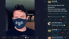 Load image into Gallery viewer, Ear Loop Fabric Face Mask: In Fauci We Trust