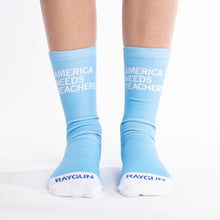 Load image into Gallery viewer, America Needs Teachers Socks
