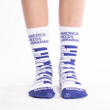 Load image into Gallery viewer, America Needs Librarians Socks
