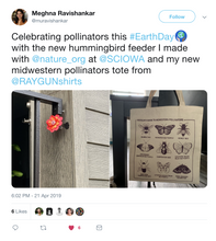 Load image into Gallery viewer, Midwestern Pollinators Tote Bag

