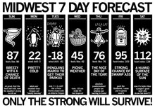 Load image into Gallery viewer, Midwest Forecast Pint Glass

