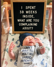 Load image into Gallery viewer, Can&#39;t Wait To Meet My Grandparents Onesie
