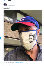 Load image into Gallery viewer, Fabric Face Mask: Lori Lightfoot Eye On You
