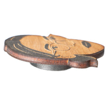 Load image into Gallery viewer, AOC Alexandria Ocasio-Cortez Face Wood Magnet
